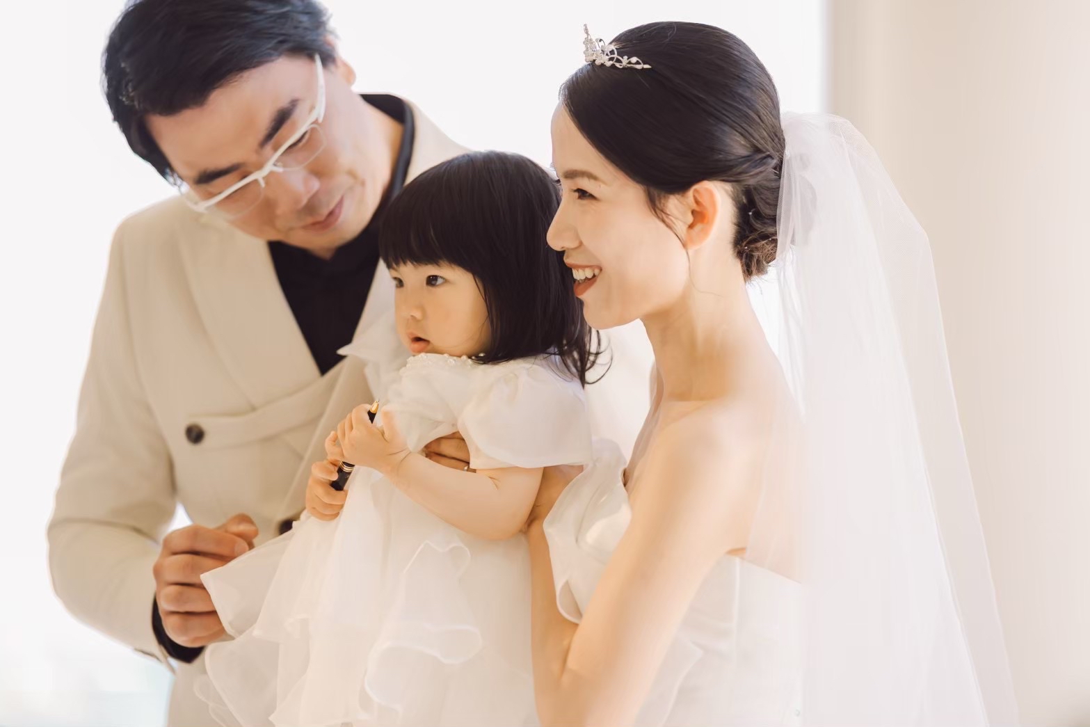 家族の絆が映し出されるウエディング♡